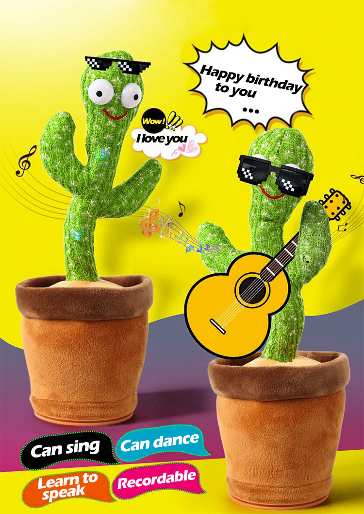 Dancing Cactus Toy Repeat Talking